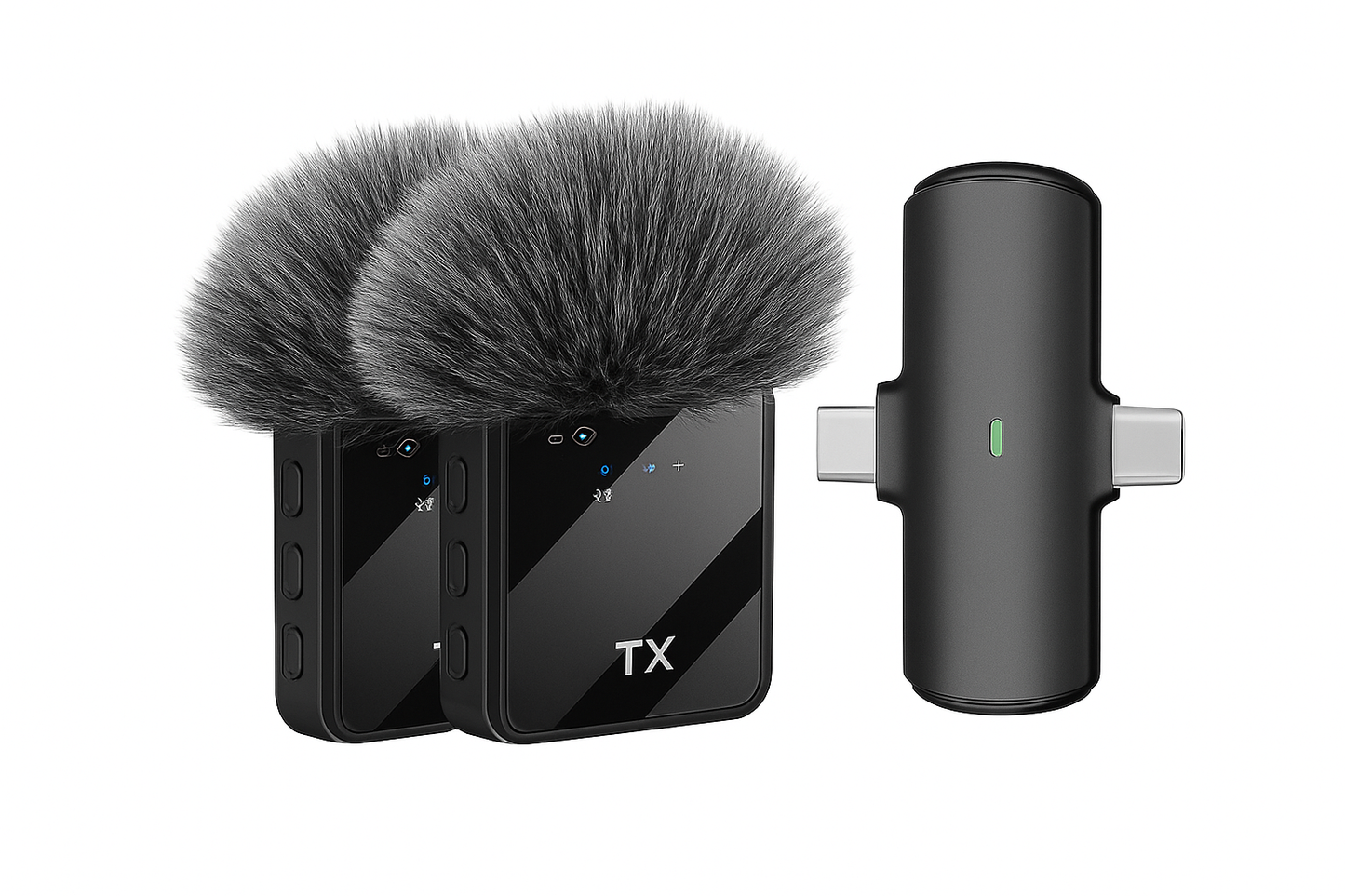 2 en 1 micrófono Semi-Profesional